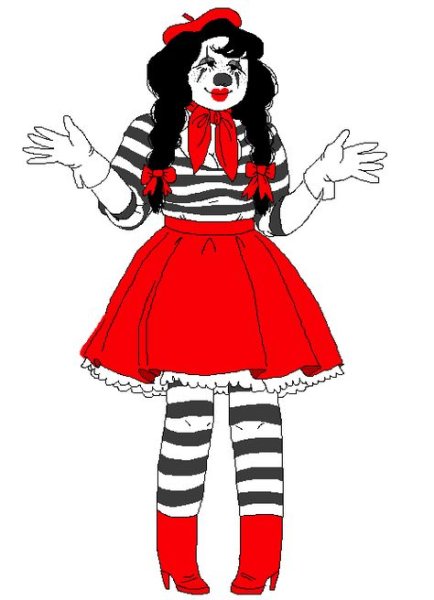 Одежда клоуна мультяшная
