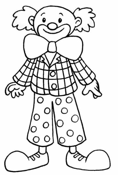 Клоунские Наряды нарисованный