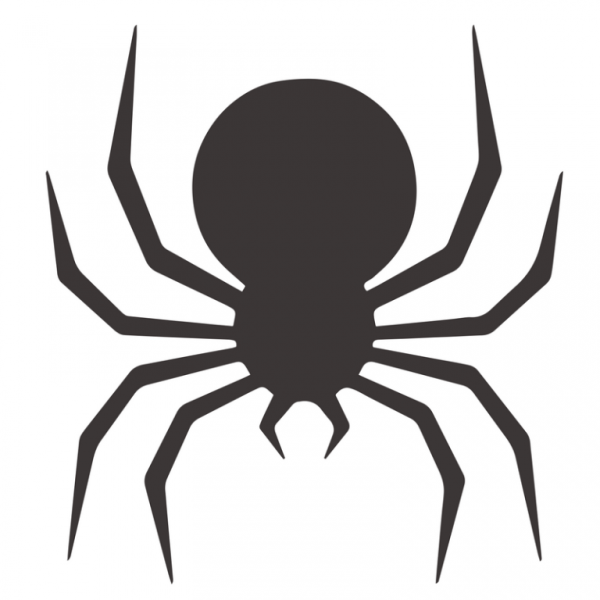 Паучок трафарет