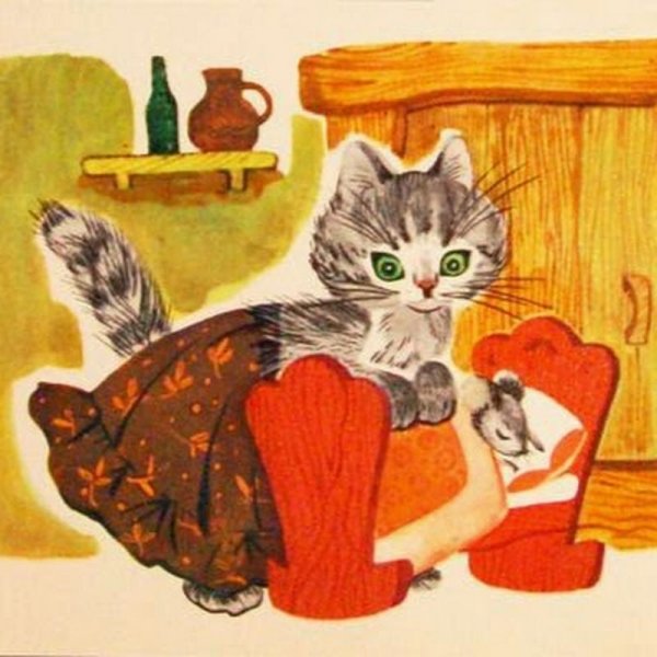 Маршак сказка о глупом мышонке иллюстрации