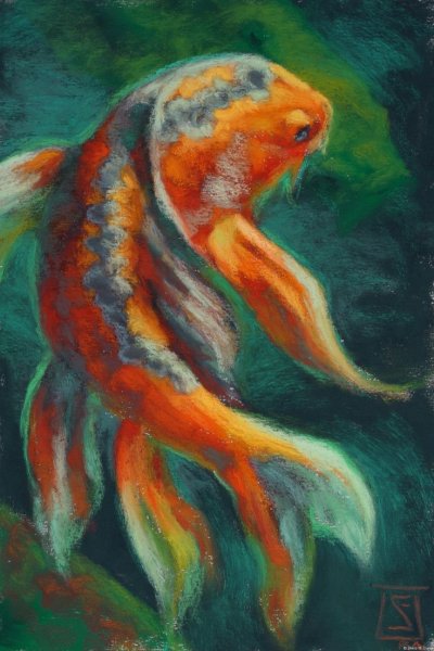 Техники рисования пастелью