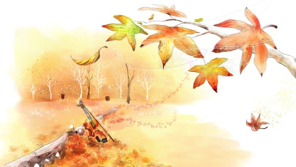 Рисунок на тему осень