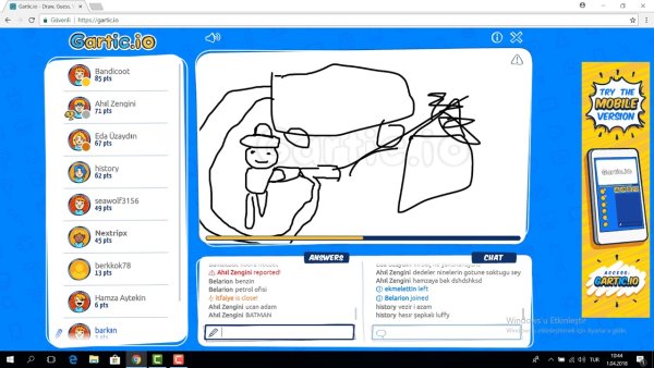 Gartic Phone игра рисунки