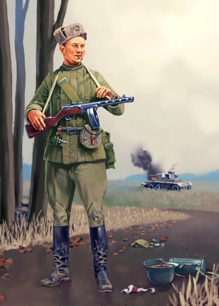 Рисунок солдату