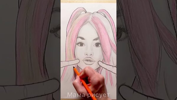 Рисовать портрет Миланы Хаметовой