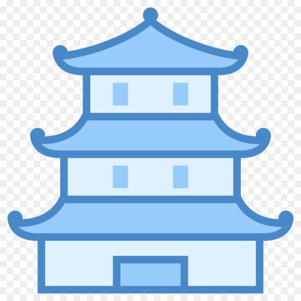 Храм японский для рисования