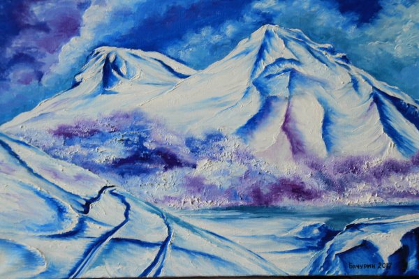 Гора Эльбрус Графика