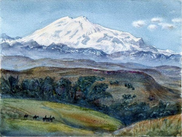 Куинджи горы Эльбрус