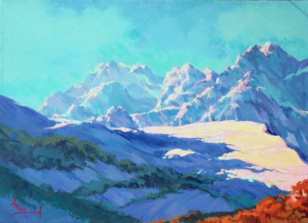 Тянь Шань срисовка