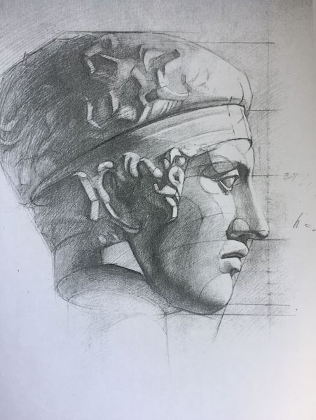 Гипсовая голова Диана, Артемида