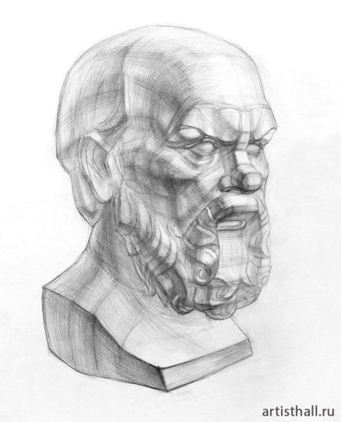 Рисование человеческой головы