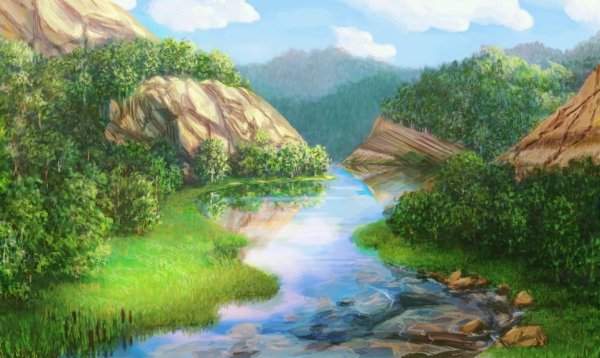 Сказочная речка