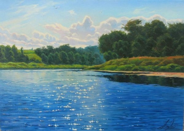 Художник пейзажист Ладыгин