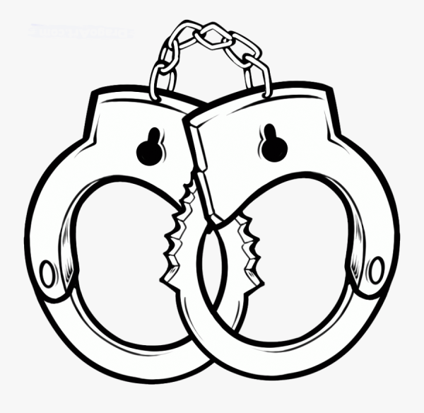 Наручники черно белые