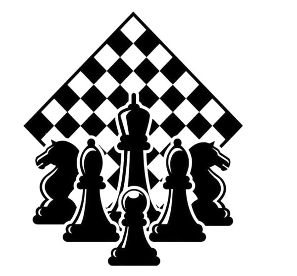 Шахматы силуэт