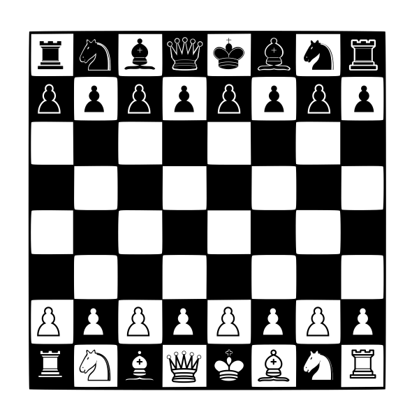 Расстановка шахматных фигур на поле