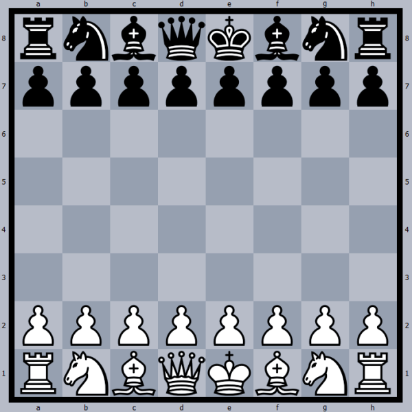 Шахматные фигуры на плоскости