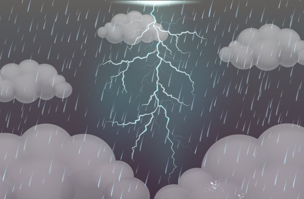 Рисование под дождем