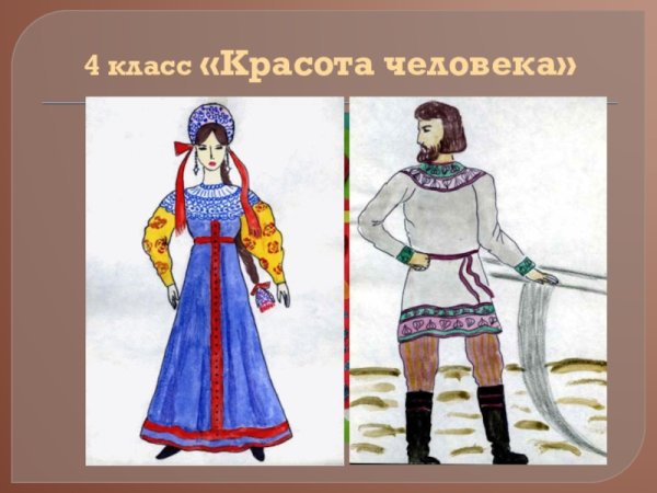 Образ красоты человека 4 класс
