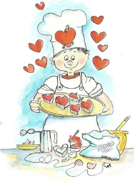 Открытка повару