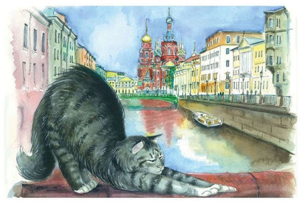 "Коты Санкт-Петербурга" художника Румянцева.
