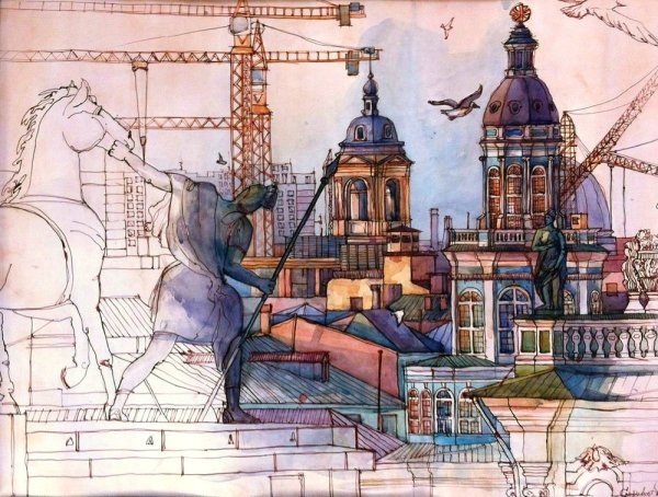 Петербург Графика