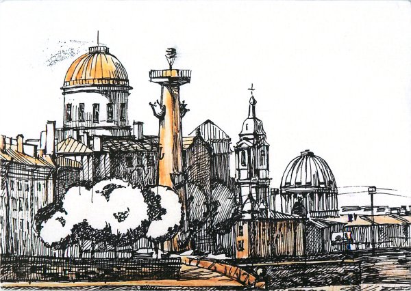 Петербург в графике