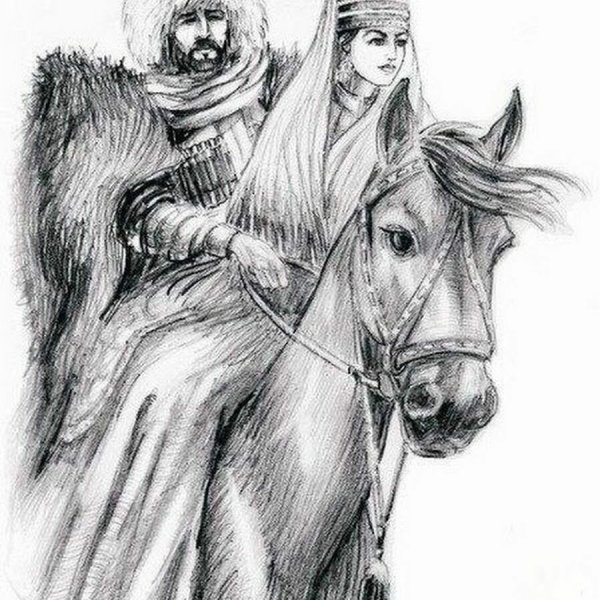 Кабардинцы рисунок