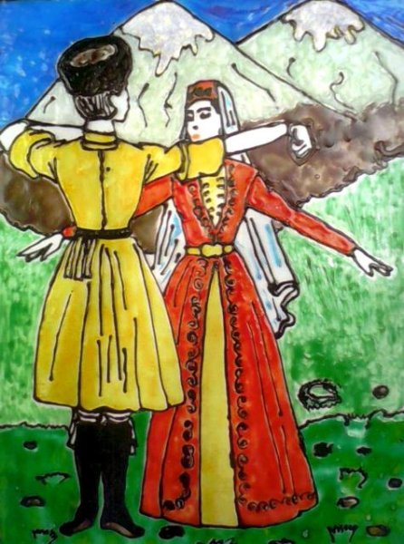 Кавказ рисунок