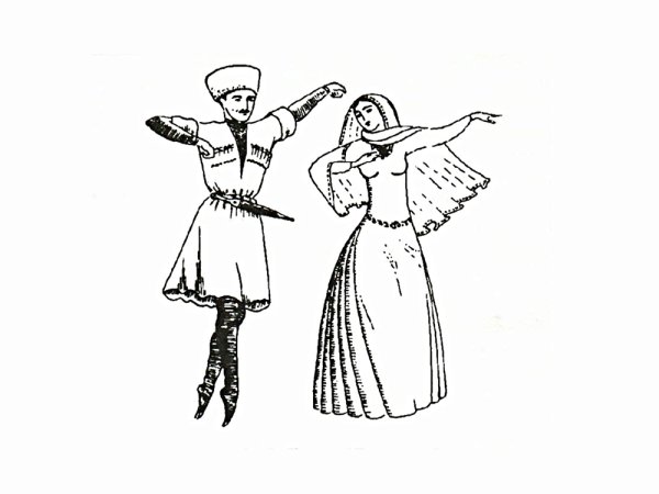 Лезгинка рисунок