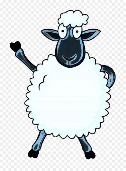 Милая Овечка рисунок