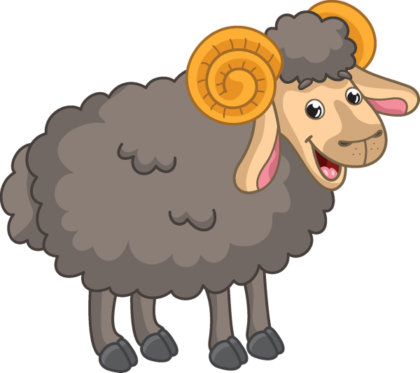 Барашек раскраска