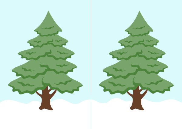 Ель рисунок для детей