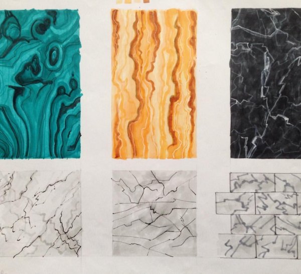 Абстрактные картины в пастельных тонах