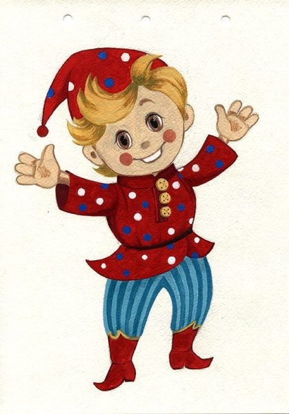 Петрушка раскраска