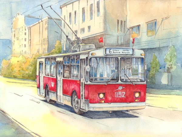 Троллейбус для детей