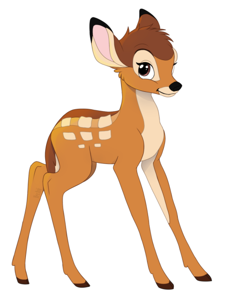 Олененок Бемби мультик и олениха