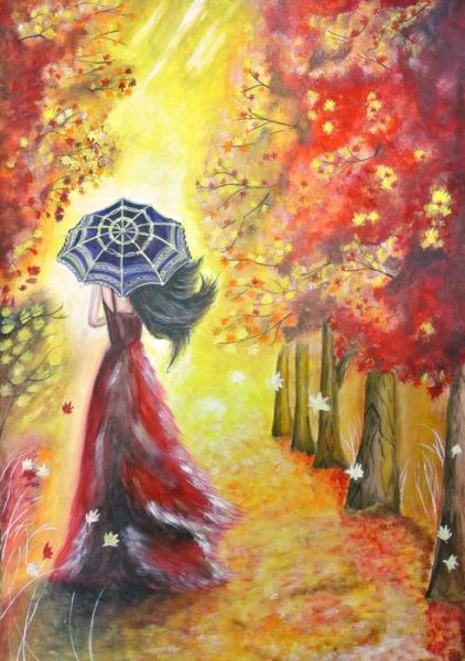 Рисунок на тему осенняя фантазия