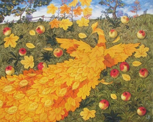 Аппликация на тему осенняя фантазия