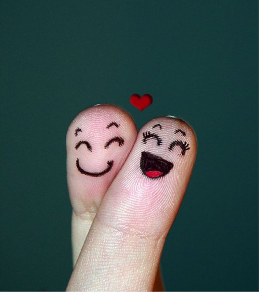 Рожицы на пальцах