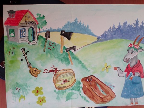 Курица из сказки Федорино горе