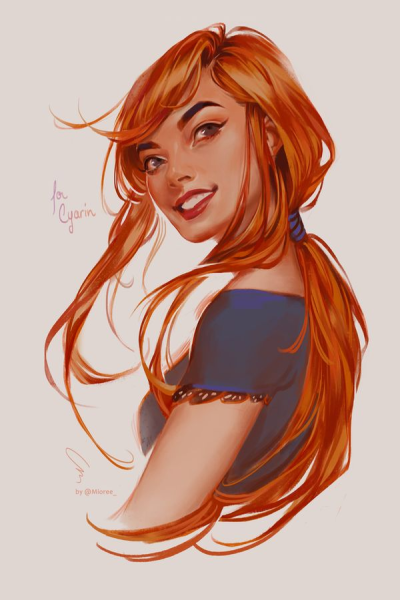 Мультяшные рыжие девушки