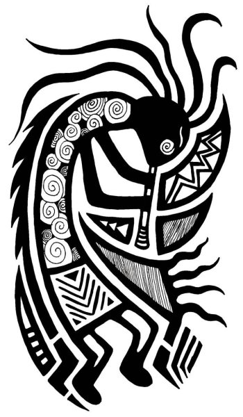 Индейские Татуировки Кокопелли