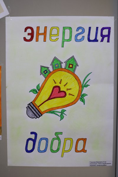 Конкурс рисунка энергия добра