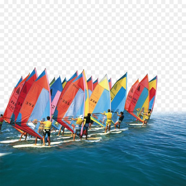 Море яхты регата живопись