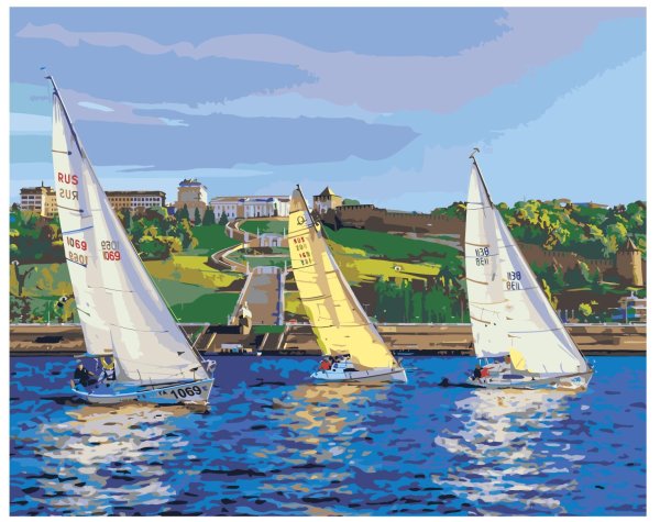 Регата мультяшная