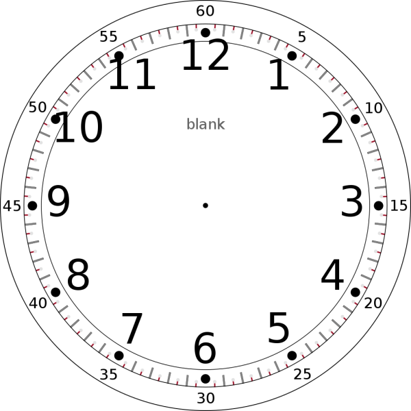Часы циферблат
