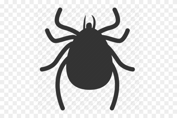 Клещ силуэт