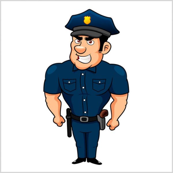 Полиция мультяшная
