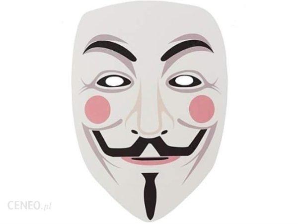 Маска Анонимуса из бумаги